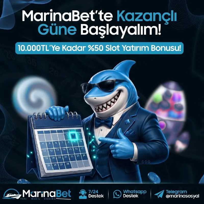 Marinabet Telegram: 💰 MarinaBet’te ❎🔢🔢 Yatırım Bonusu HER GÜN 🎁 📌 Yatırımını yap, bonusunu kap 📣 🪙…