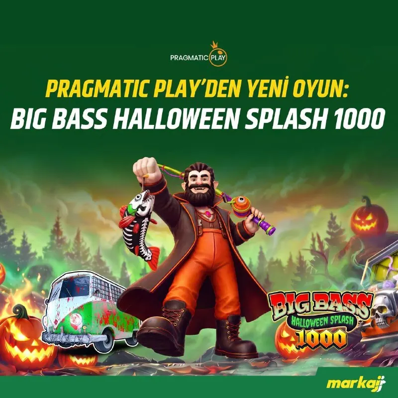 Markaj Bet Telegram: 🎃 YENİ OYUN: BIG BASS HALLOWEEN SPLASH 1000! 🎣 Pragmatic Play'in yeni oyunu…