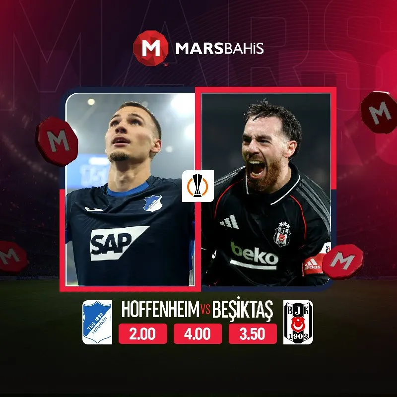 Marsbahis Telegram: 🦅⚽ KARA KARTAL AVRUPA SAHNESİNDE! ⚽🦅 🔥 HOFFENHEIM 🆚 BEŞİKTAŞ 🔥 🖤🤍 Beşiktaş…