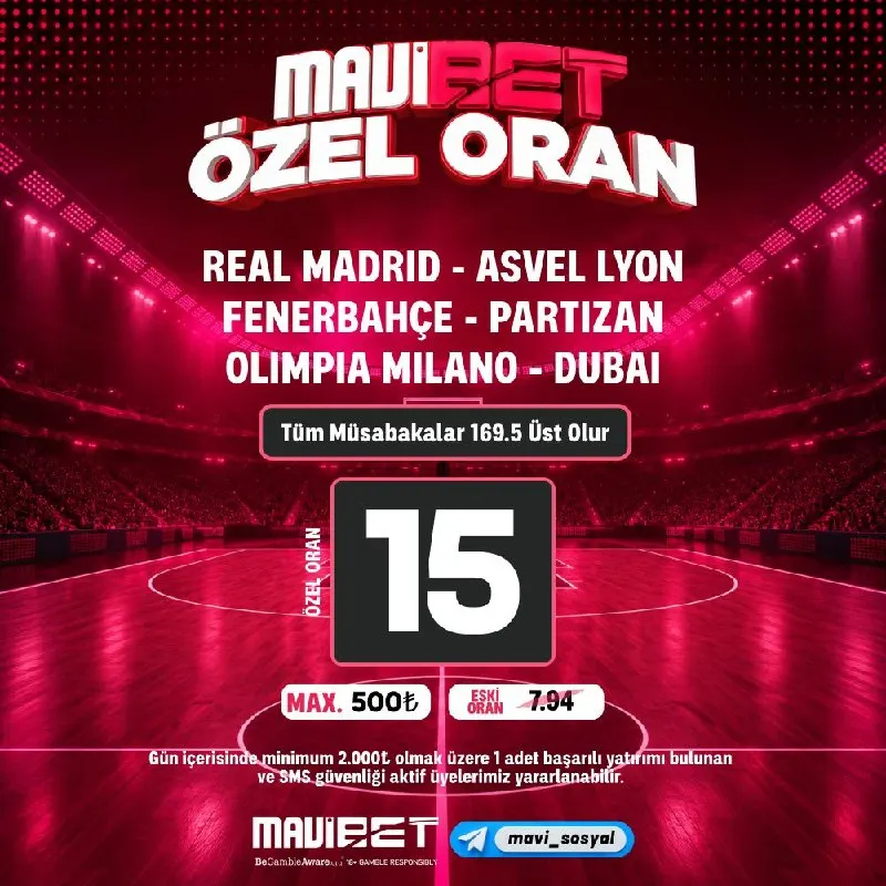 Mavibet Telegram: 🏆🏆🏆🏆🏆🏆 👉 TIKLA OYNA ✅ Gün içinde minimum 2000₺ olmak üzere 1 adet başarılı…