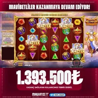Mavibet Telegram: 🔥Gates of Olympus Super Scatter'de harika kazanç! 🥳 1.393.500₺ kazanan üyemizi…