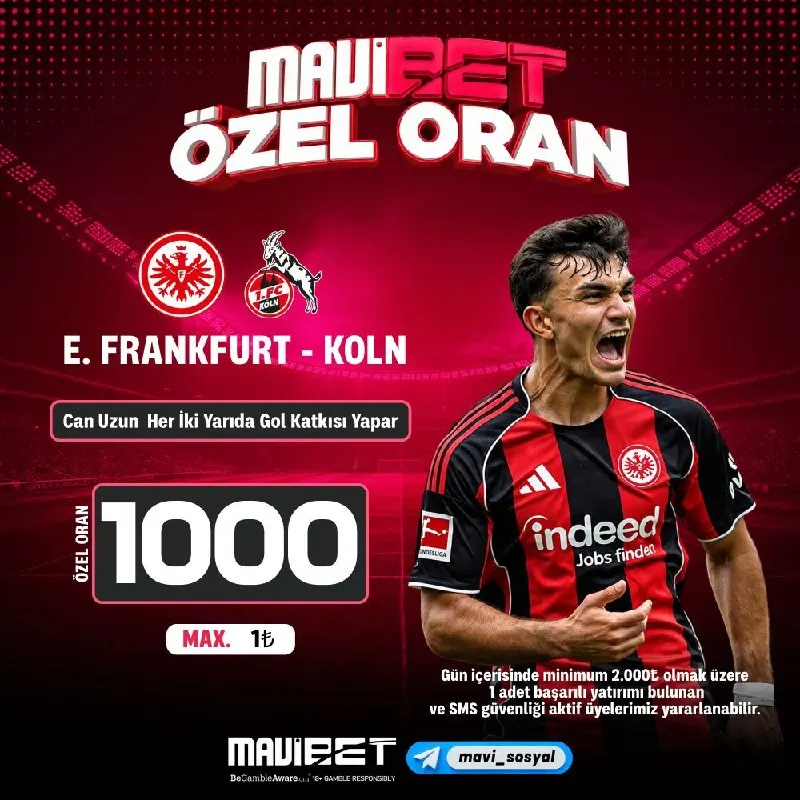 Mavibet Telegram: 🏆🏆🏆🏆🏆🏆 👉 TIKLA OYNA ✅ Gün içinde minimum 2000₺ olmak üzere 1 adet başarılı…