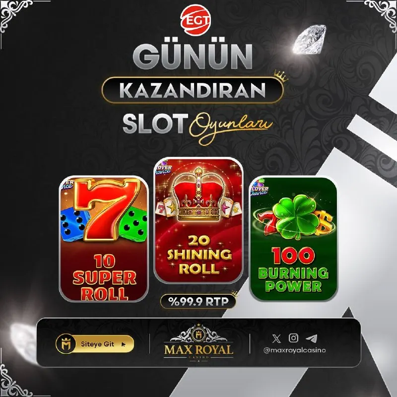 Maxroyal Casino Telegram: 🙏🙏🙏🙏🙏🙏🙏🙏🙏🙏 EGT DIGITAL İŞBİRLİĞİ ile Şanslı Oyunlarda %99.9 RTP 💸Şans seninle…