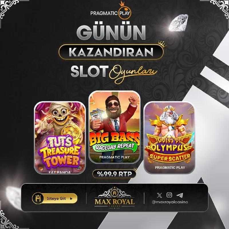 Maxroyal Casino Telegram: 🙏🙏🙏🙏🙏🙏🙏🙏🙏🙏 PRAGMATIC PLAY İŞBİRLİĞİ ile Şanslı Oyunlarda %99.9 RTP 💸Şans…