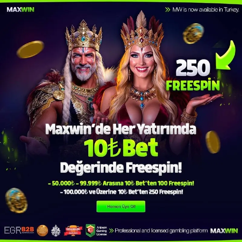 Maxwin Telegram: 🎉 50.000₺ ile 99.999₺ arasındaki yatırımlarınıza 100 Freespin (10₺ bet…