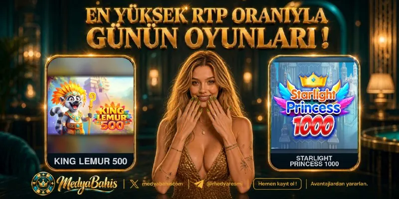Medyabahis Telegram: 👱‍♀️ %300 Hoş Geldin Bonusu ! 👱‍♀️ %100 Hoş Geldin İade ! 👱‍♀️ %25 Kayıp Bonusu…