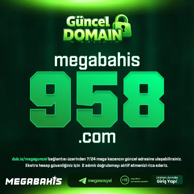 Megabahis Telegram: 🎃🎃🎃🎃🎃🎃9️⃣5️⃣8️⃣ 🖥 Giriş Adresimiz Güncellenmiştir. Güncel Giriş ➡️TIKLA
