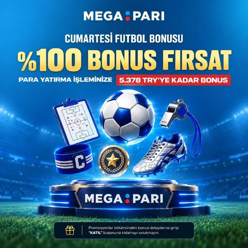 Megapari Telegram: ⚽️ CUMARTESİ FUTBOL BONUSU BAŞLADI! 🔥 Hafta sonunun futbol programına…