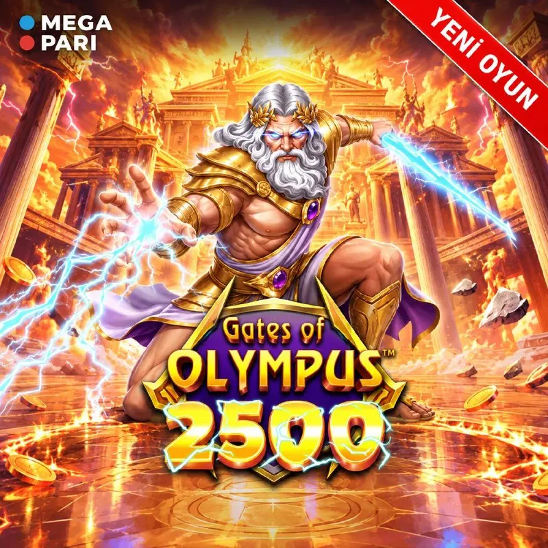 Megapari Telegram: ⭐ YENİ OYUN: GATES OF OLYMPUS 2500! 🎰 Gates of Olympus serisi slot dünyasının…