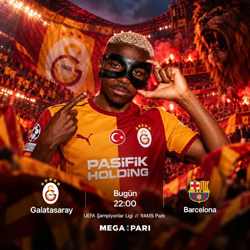 Megapari Telegram: 🔥 RAMS PARK'TA ŞAMPİYONLAR LİGİ GECESİ! 🔤 Galatasaray - Barcelona 🇹🇷…