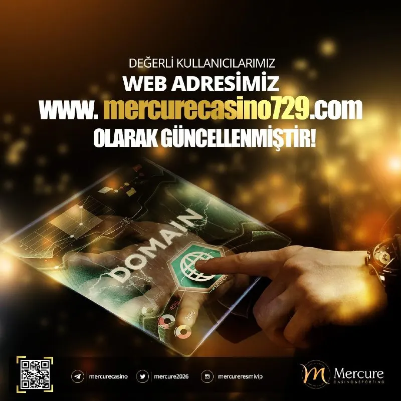 Mercure Casino Telegram: ⚠️ KULLANICILARIMIZIN DİKKATİNE ⚠️ ✅ Web adresimiz mercurecasino729.com olarak…
