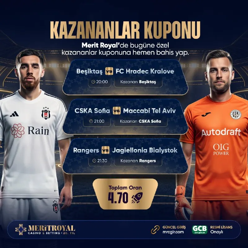 Merit Royal Casino Telegram: 😀😀😀😀 Günün Favori Kombinesiyle Futbol Coşkusunu Katla! 💙 #MeritRoyal…