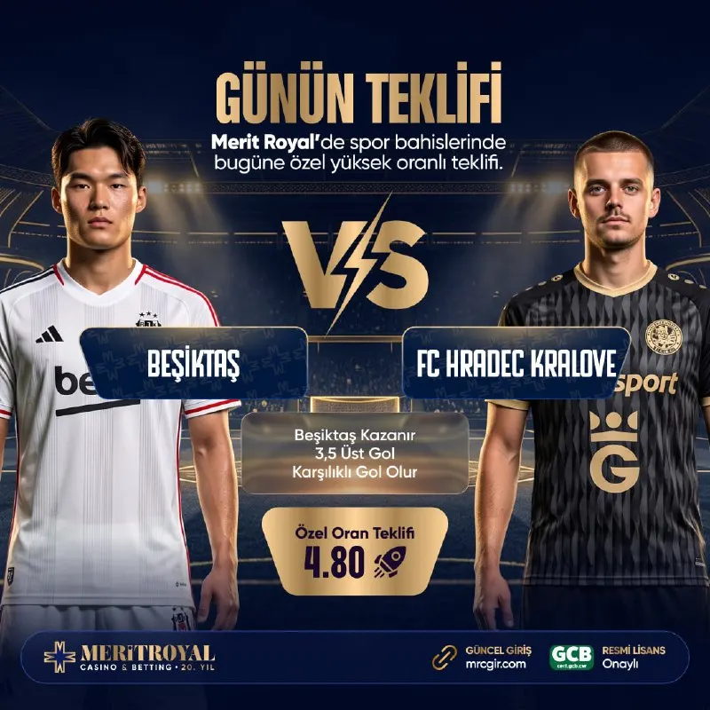 Merit Royal Casino Telegram: 😀😀😀😀 GÜNÜN ÖZEL TEKLİFİ! BEŞİKTAŞ 💙 FC HRADEC KRALOVE 💙BEŞİKTAŞ KAZANIR 💙3,5…