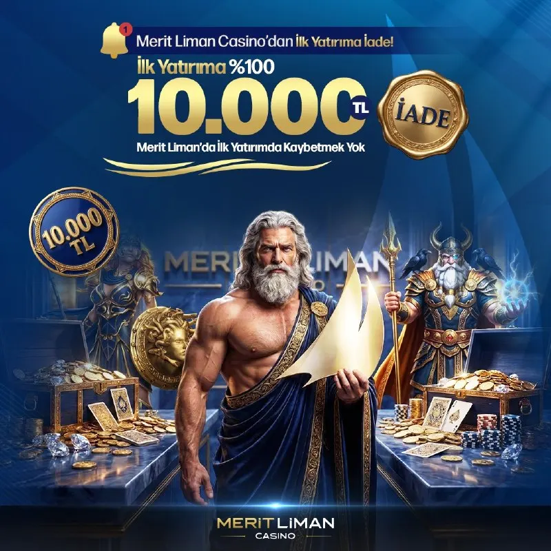 Meritliman Casino Telegram: 📢 İLK YATIRIMA 10.000 TL İADE BONUSU Detaylar için promosyon sayfamızı ziyaret…