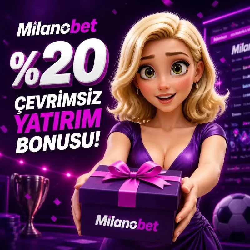 Milanobet Telegram: 🎁%20 YATIRIM BONUSU 🎁 🔥 Şimdi yatırımını yap, %20 bonusu kazan! 🔥 🤟 Güncel…