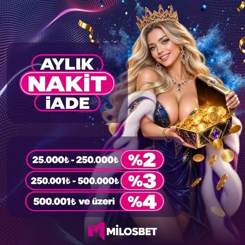Milosbet Telegram: 😒😩😓 'den Aylık NAKİT İADE 🔥 Min.2️⃣5️⃣.0️⃣0️⃣0️⃣₺ yatırımlara özel 🔢 💜Maks…