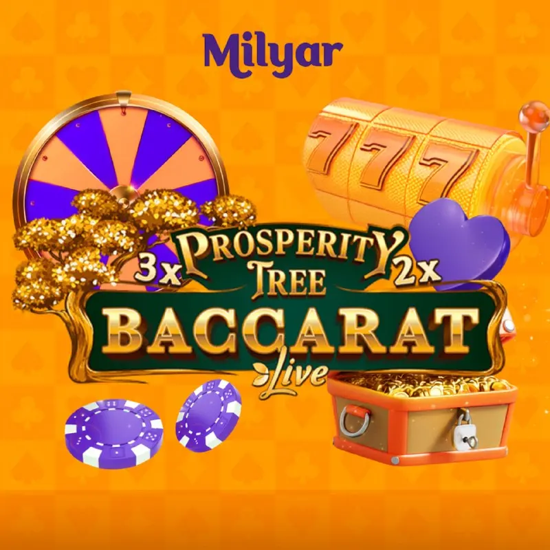 Milyar Telegram: 🎋 Step up to the Prosperity Tree Baccarat tables on Milyar for live multipliers…