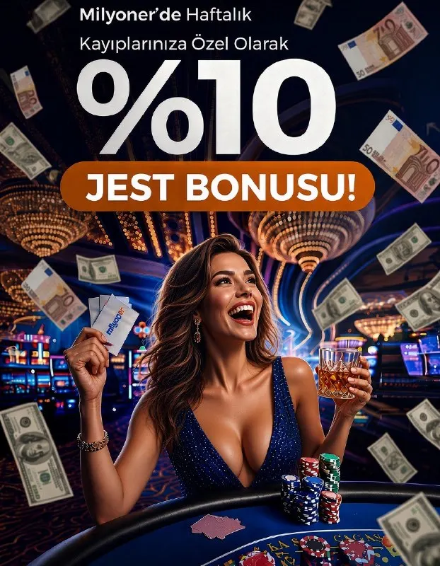 Milyoner Bahis Telegram: 🟠🔵MİLYONERDE HAFTALIK %10 JEST BONUSU🔵🟠 💎Tüm yatırımlarına istediğin bonusu al…
