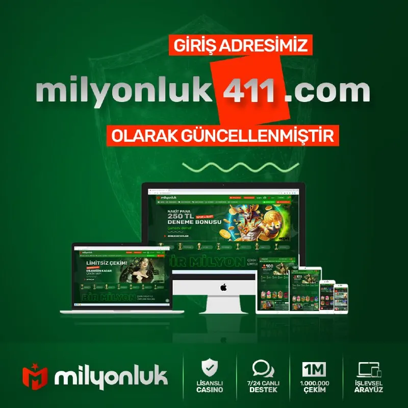 Milyonluk Telegram: 📌 Giriş adresimiz milyonluk411.com olarak güncellenmiştir. ⚡️ Daha hızlı ve…