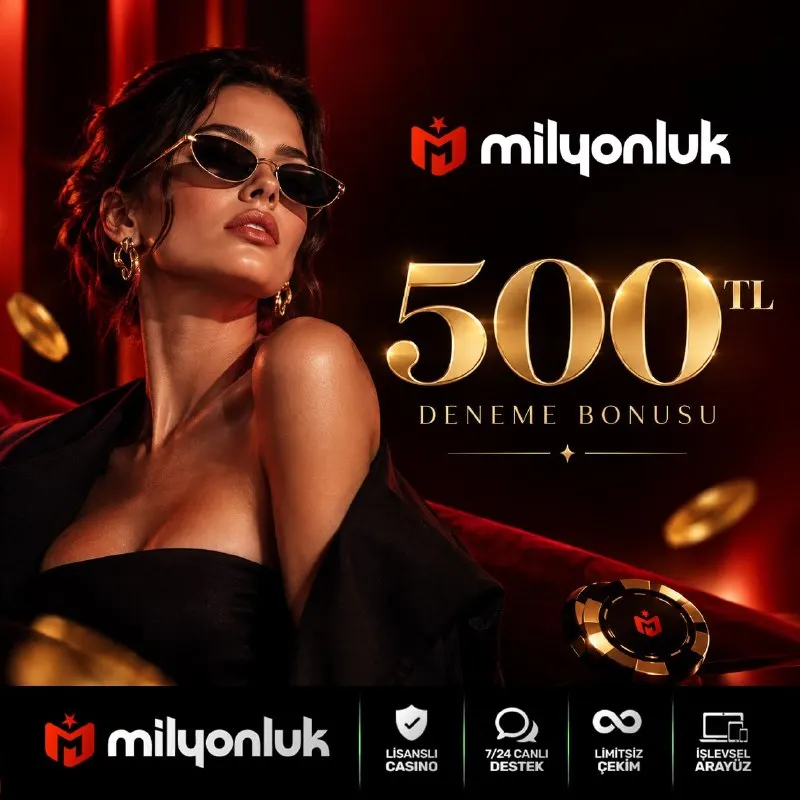 Milyonluk Telegram: Milyonluk'ta ayrıcalıklar hiç bitmez! 💰 Yeni üyelere özel 500 TL Deneme Bonusu…