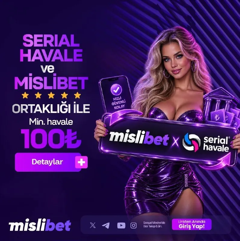 Mislibet Telegram: 🚨 SERİAL HAVALE İLE YATIRIM ÇOK DAHA KOLAY! 🚨 💸 Minimum 1️⃣0️⃣0️⃣₺ yatırım…