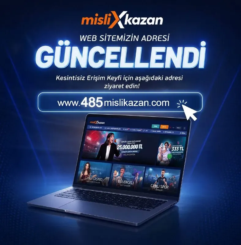 MisliKazan Telegram: 🔥ADRESİMİZ GÜNCELLENDİ✔️ ➡www.485mislikazan.com🔗 ⚠️Bir sonraki Adreslerimiz…