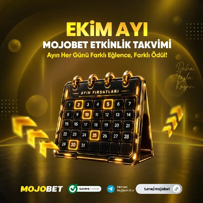 Mojobet Telegram: ⭐ MOJOBET ETKİNLİK TAKVİMİ ⭐ Ayın her günü farklı eğlence farklı ödül. ⭐…