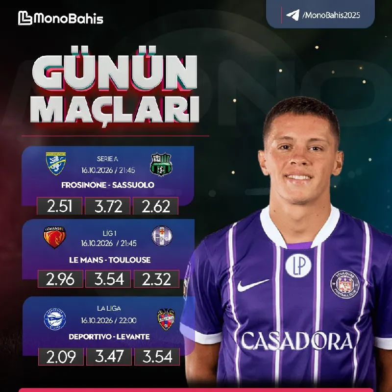 Monobahis Telegram: 💎💎💎💎💎💎💎💎💎💎 💎 GÜNÜN MAÇLARI MONOBAHİS FARKIYLA! 💎 Frosinone 💎 Sassuolo 💎 | 21:45…