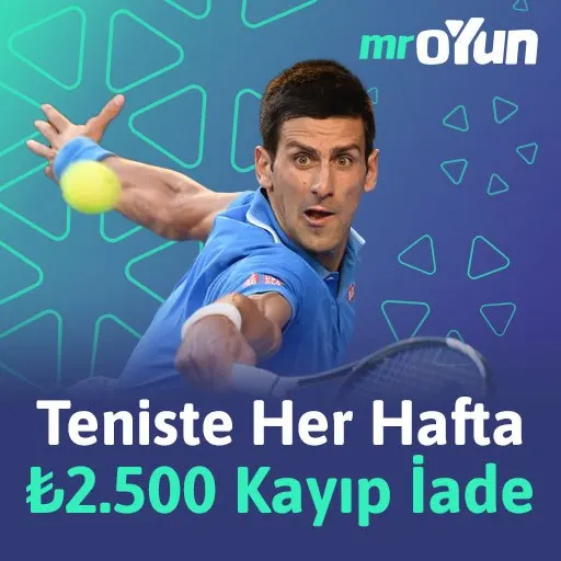 MrOyun Telegram: 🎾 Teniste kayıplar artık avantaja dönüşüyor! MrOyun’da her hafta tenis…
