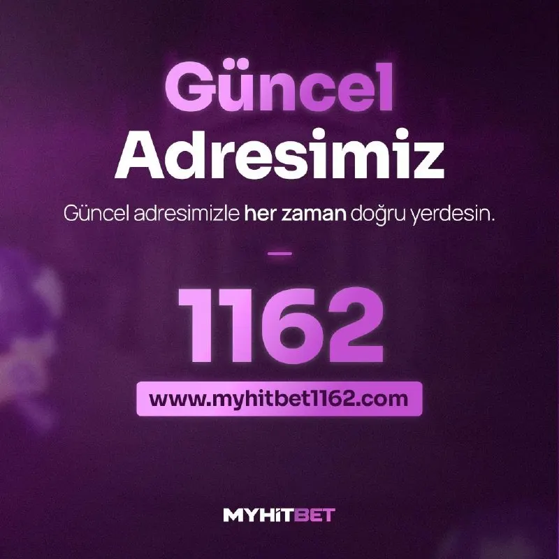 Myhitbet Telegram: 🟫Adresimiz; www.myhitbet1162.com olarak güncellendi. ❗️ Değerli Üyelerimizin…
