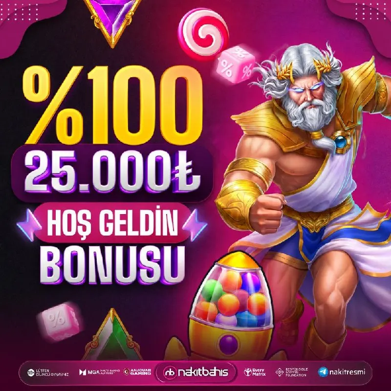 Nakitbahis Telegram: ⚡️ Yeni Üyelere Büyük Fırsat🔘 💵 %100 Hoş Geldin Bonusu! 🔥 25.000 TL’ye kadar…