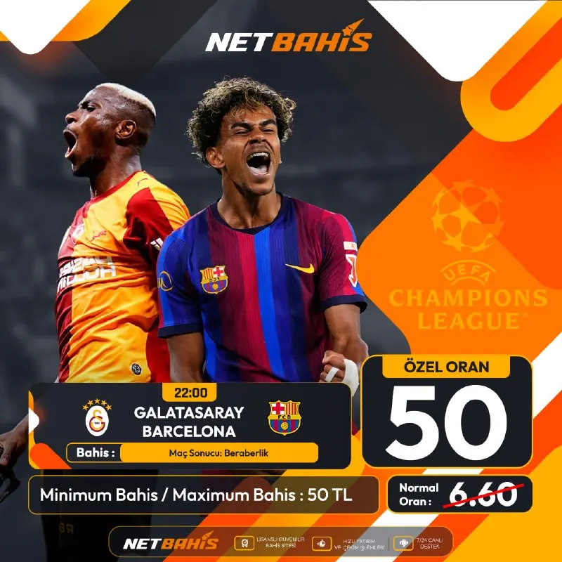Netbahis Telegram: 😏😒🙂↔️😞😔😟 🤑ÖZEL ORAN MAÇ SONUCU BERABERLİK 50 ORAN 🔥Galatasaray - Barcelona🔥…