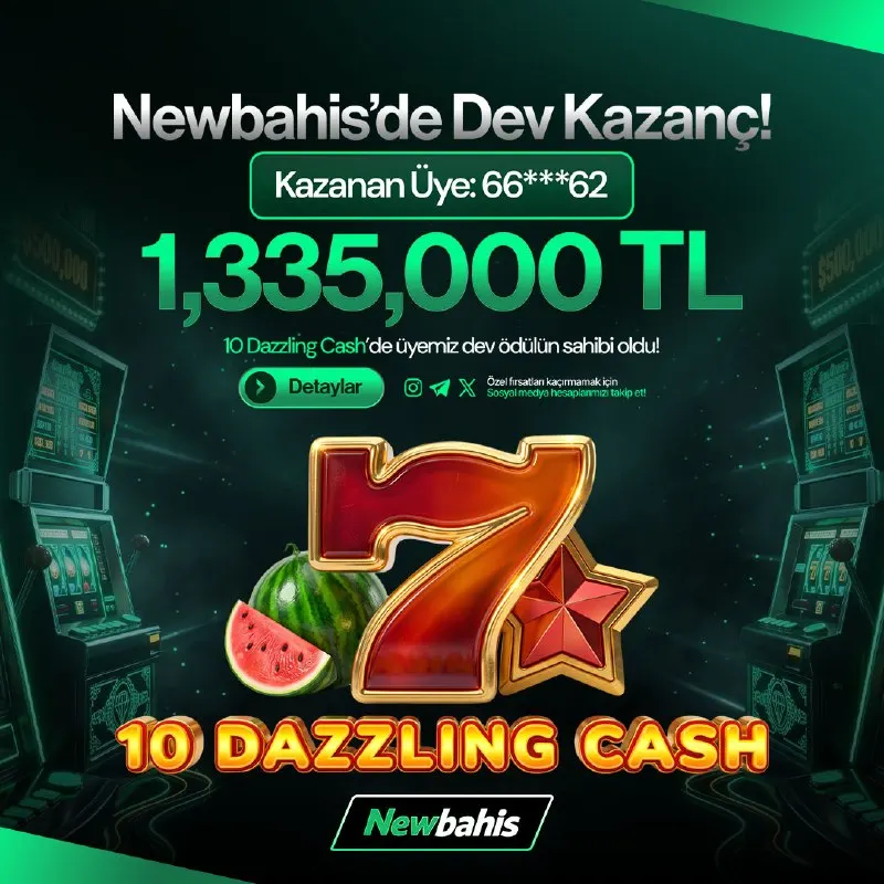 Newbahis Telegram: 💰 Newbahis’te Dikkat Çeken Kazanç! 🎰 EGT Digital’in sevilen oyunlarından 10…