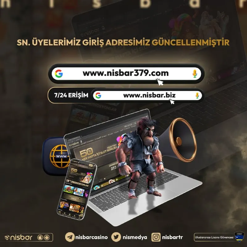 Nisbar Telegram: 📣 Sitemizin adresi güncellendi! 👉 https://nisbar379.com/tr/ olarak giriş…