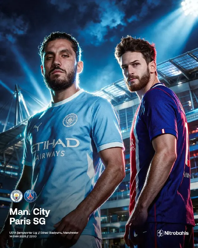 Nitrobahis Telegram: 🔤 Etihad'da dev randevu! ⚔️ Man. City - PSG | Bugün 22:00 🏴󠁧󠁢󠁥󠁮󠁧󠁿 City hafta…