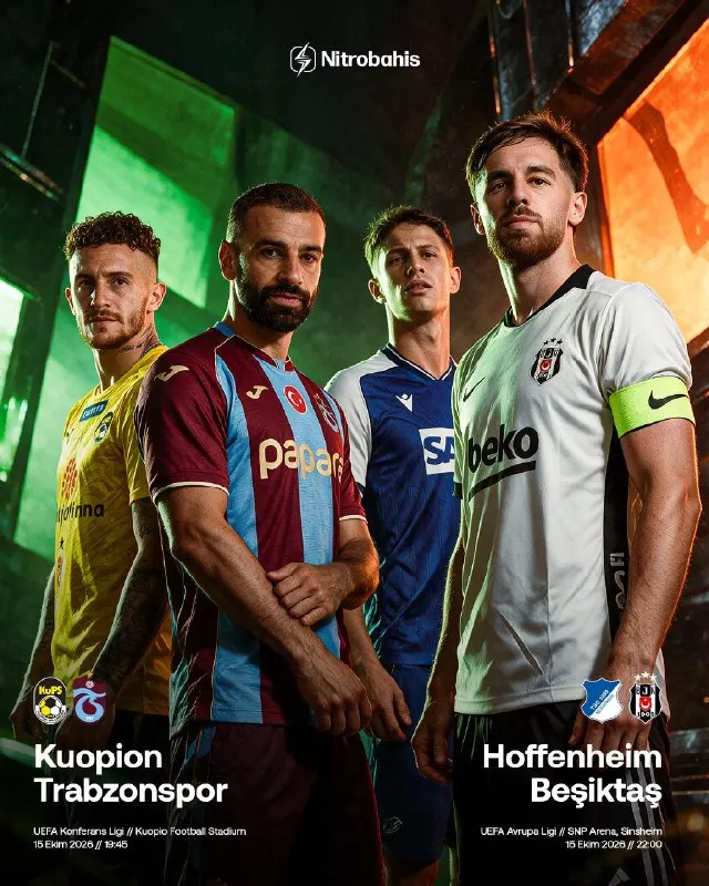 Nitrobahis Telegram: 🇹🇷 AVRUPA'DA TÜRK GECESİ! 🇹🇷 Kuopion - Trabzonspor 🇹🇷 Hoffenheim - Beşiktaş 📈…