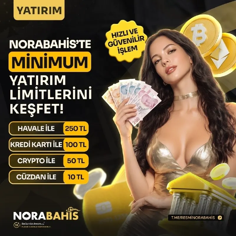 Norabahis Telegram: 💵 MİNİMUM YATIRIM LİMİTLERİNİ KEŞFET! 💵 ⚡️ #Norabahis'te hızlı ve güvenilir…