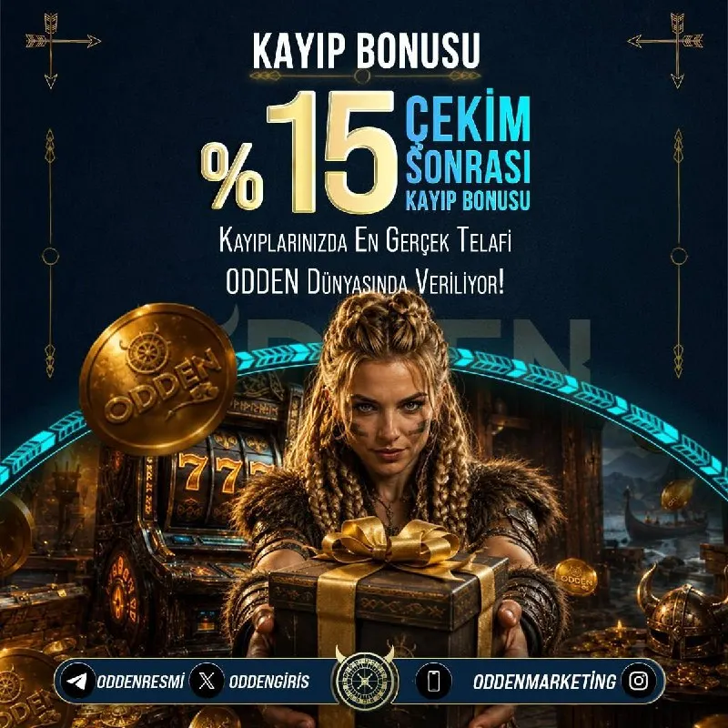 Odden Telegram: 😂 ÇEKİM SONRASI KAYIP BONUSU! ✅ Odden’de çekim yapana kadar yaşadığın kaybına…