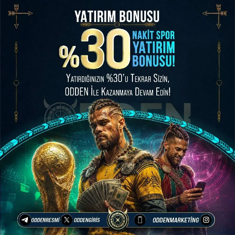 Odden Telegram: ⚽️ YATIRIMINA %👑👑 NAKİT BONUS! ⭐️ Spor bahislerinde kazancını büyütme zamanı!…
