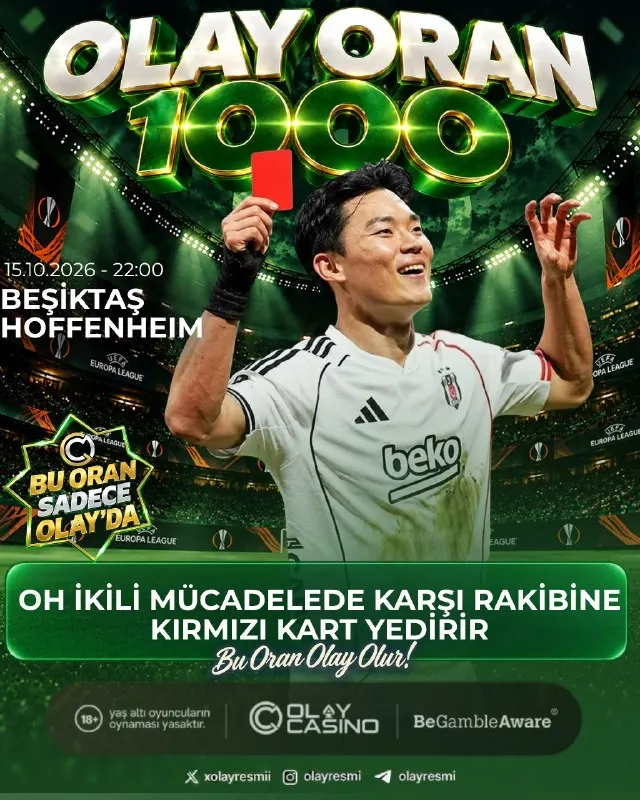 OlayCasino Telegram: #OlayCasino’da #ÖzelOran ÖZEL ORAN BİLGİLENDİRMESİ 🟥🟥🟥🟥 Görseldeki özel oran…