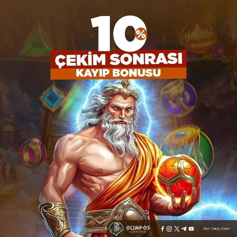 Olimpos Casino Telegram: 🎰 Kazanmaya Ara Verme! 💸 Çekimini Yap, Üstüne Yine De Kayıp Bonusunu Al! 🤍…