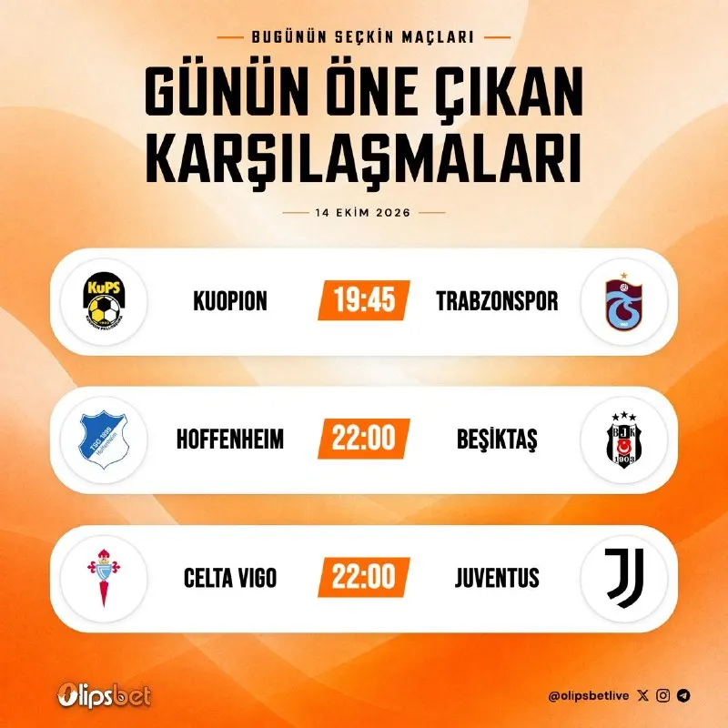 Olipsbet Telegram: 🚀 OlipsBet’te kaybeden yok, kazanan çok ! 💪 En güvenli, en hızlı, en kârlı…