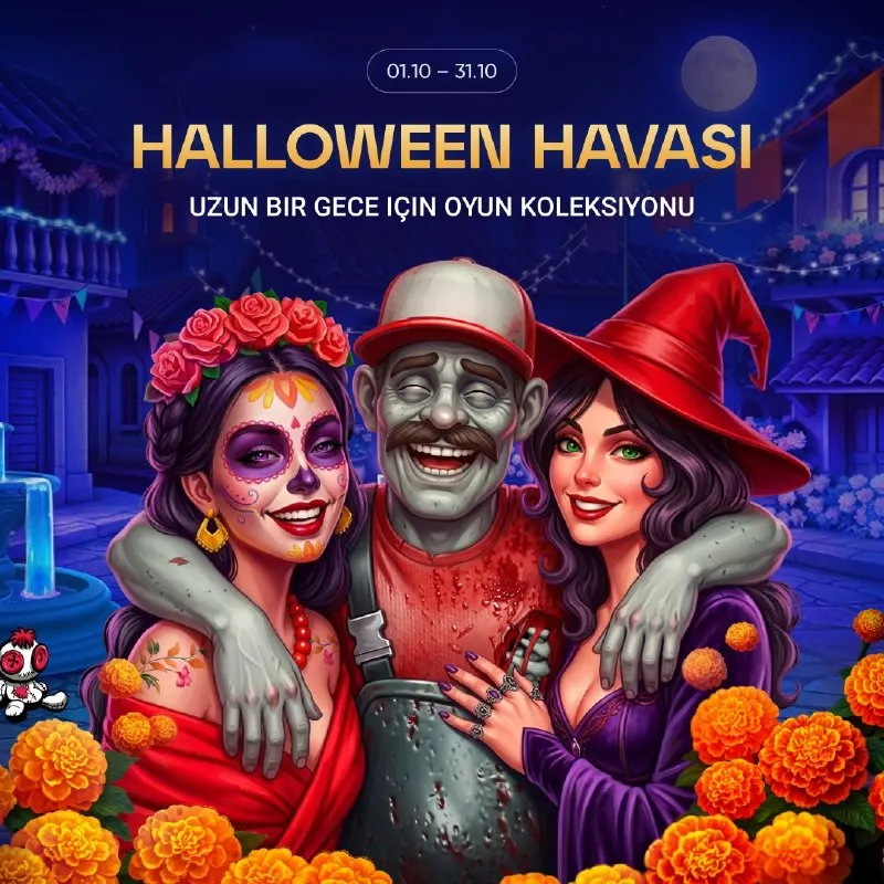 Olymp Casino Telegram: 🎃 HALLOWEEN RUHU OYUNDA! Halloween'e özel slot koleksiyonunu keşfet ve mistik…