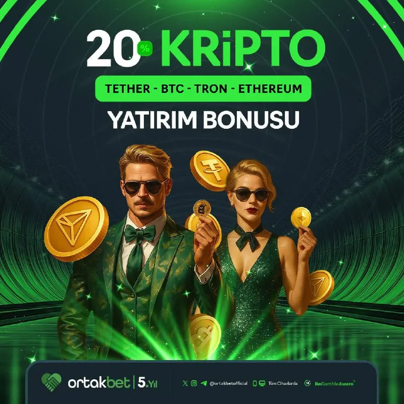 Ortakbet Telegram: 💰 KRİPTO YATIRIMLARINDA 🔣2️⃣0️⃣ BONUS FIRSATI! 💙💙💙🔤💓💓💓🔤💜💜💜 ya da 🟣🟣🟣🟣 fark…