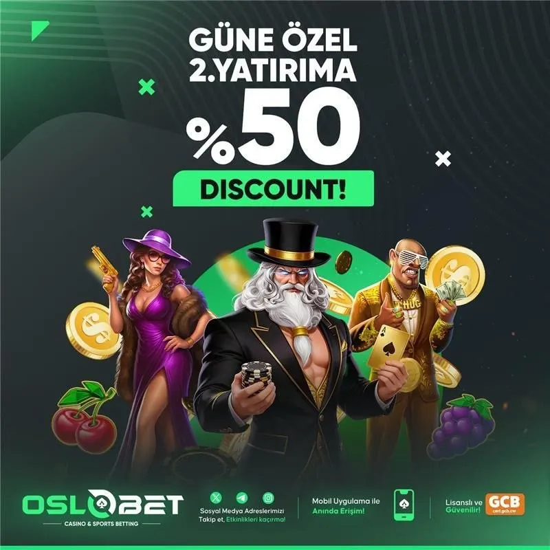 Oslobet Telegram: 🟢🟢🟢🟢 🟢🟢🟢🟢 🟢🟢🟢🟢🟢🟢🟢🟢❗️❗️❗️ ⚡️GÜNE ÖZEL 2. Yatırımına %50 DISCOUNT Fırsatı…