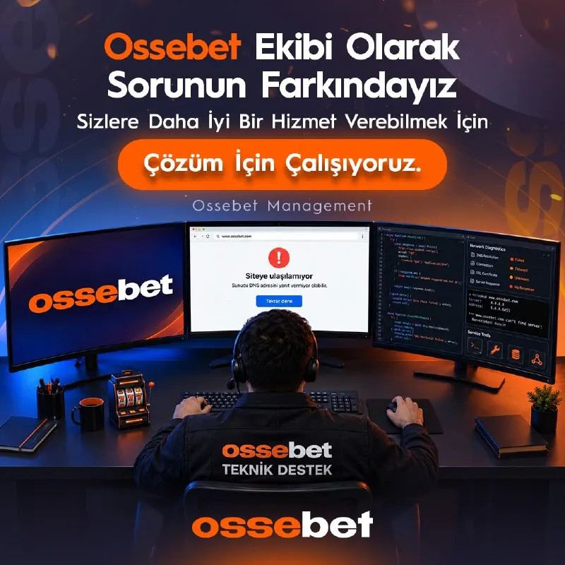 Ossebet Telegram: 👨‍💻 Ossebet Ailesi Olarak Sorunun Farkındayız ve Çözüm İçin Çalışıyoruz. 🖥 En…