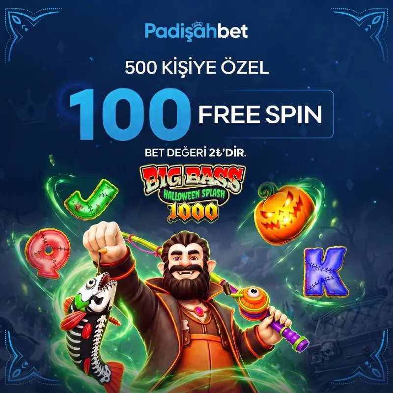 Padişahbet Telegram: 👑👑👑👑👑 Etkinlik Zamanı! 🎉 🎁 500 şanslı kişiye 100 Free Spin fırsatı! 🕒 16:00 –…