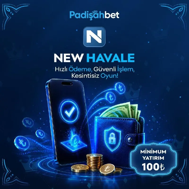 Padişahbet Telegram: 👑👑👑👑👑 ‘te NEW HAVALE Dönemi! 💳 NEW HAVALE ile yatırımlarınız artık daha pratik!…