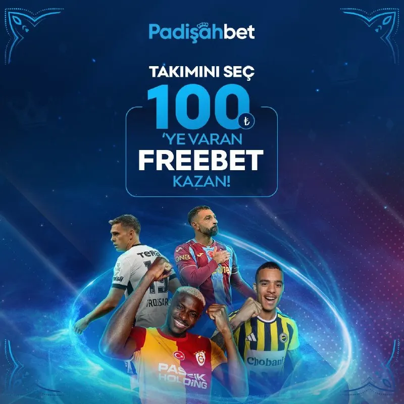 Padişahbet Telegram: 👑👑👑👑👑 Takımını Seç, Kazanmaya Başla! 💪 🎯Takımını seç özelliği ile Süper Lig…