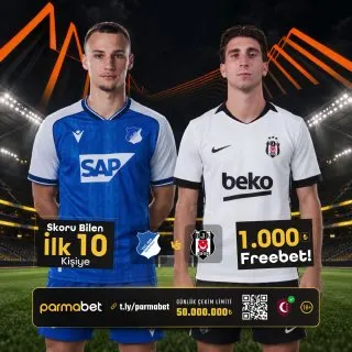 Parmabet Telegram: 🇪🇺 Hoffenheim - Beşiktaş Karşılaşmasında Doğru Skoru Bilen İlk 10 Kişiye 1.000₺…